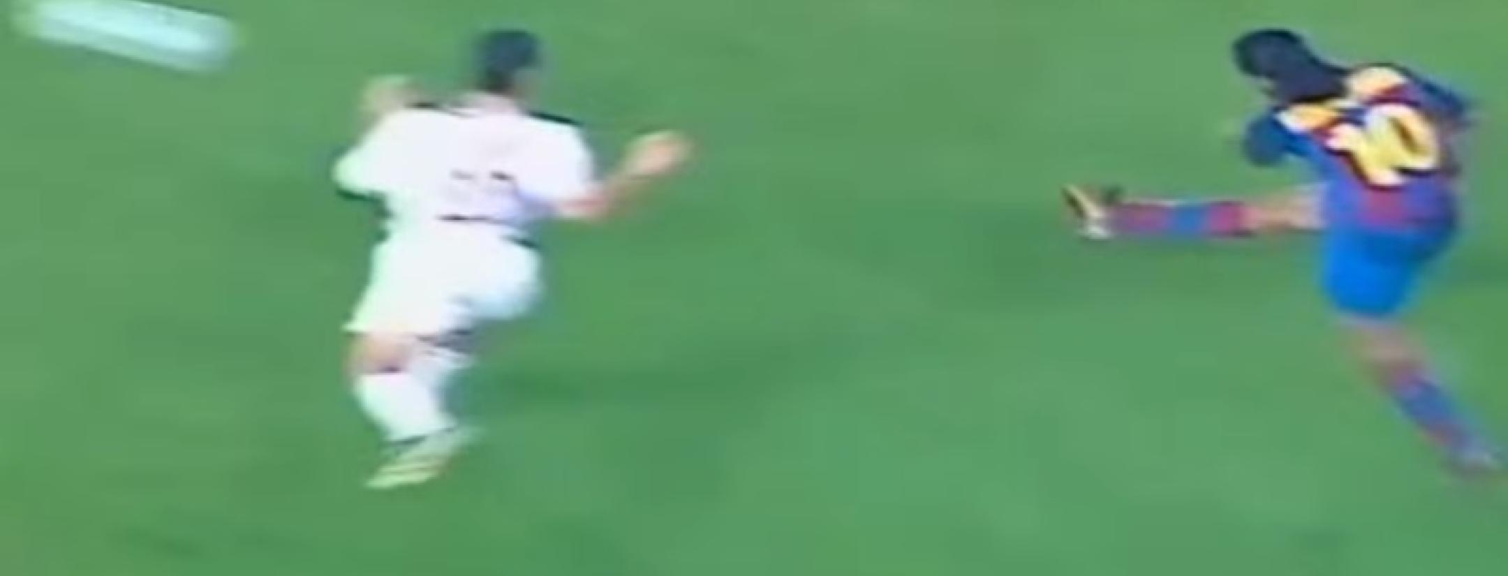 Ronaldinho's first goal