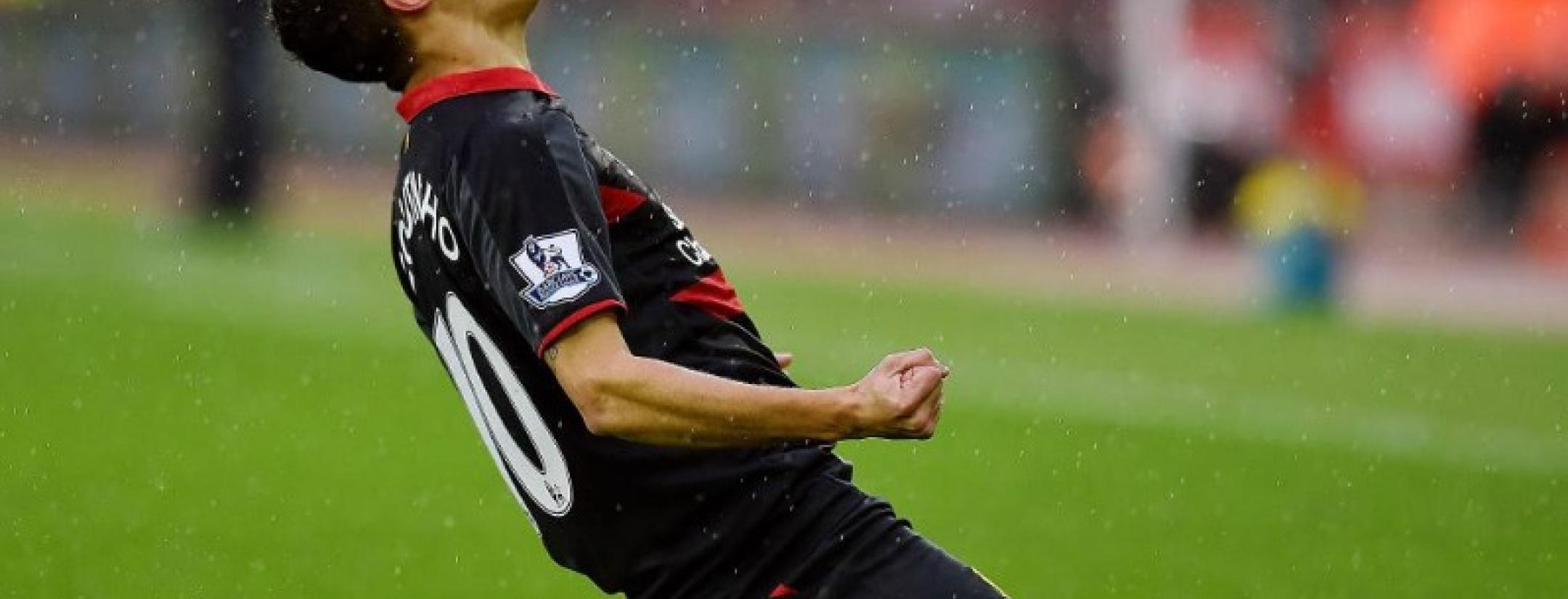 Philippe Coutinho celebrates