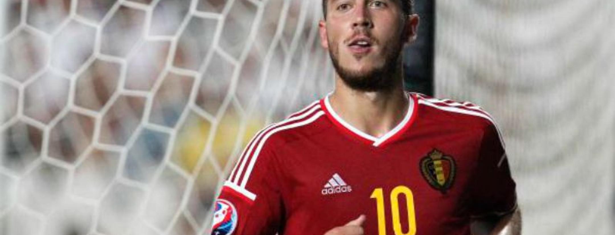 Eden Hazard scored a great goal in training