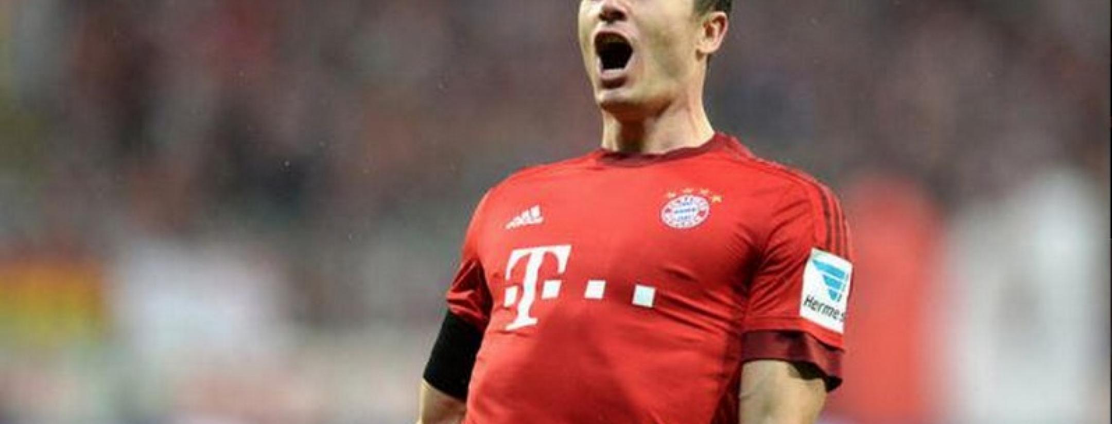 Greatest single game performance? Robert Lewandowski scoring one of his many goals in the young Bundesliga season.