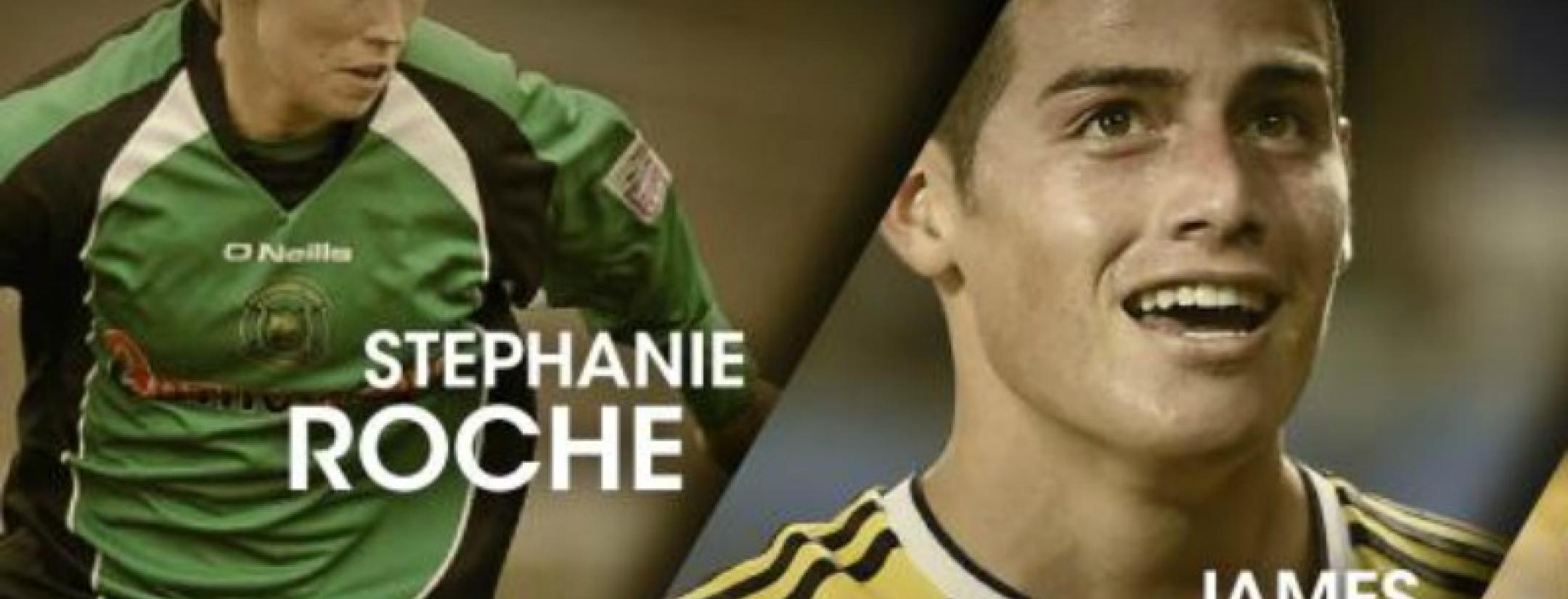  title-FIFA-pushes-goal-of-the-year-stephanie-roche-james-rodriguez-superstar-merit-woman-columbia-uruguay-world-cup-brazil