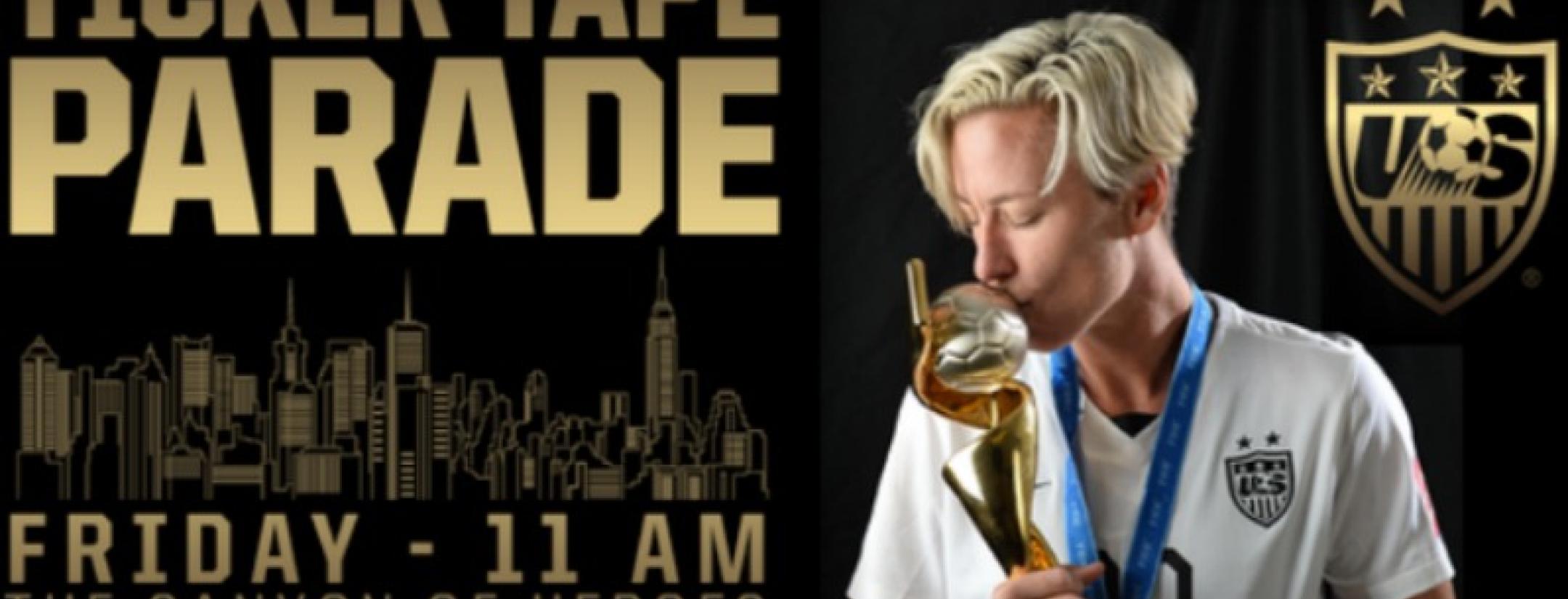 USWNT ticker tape parade