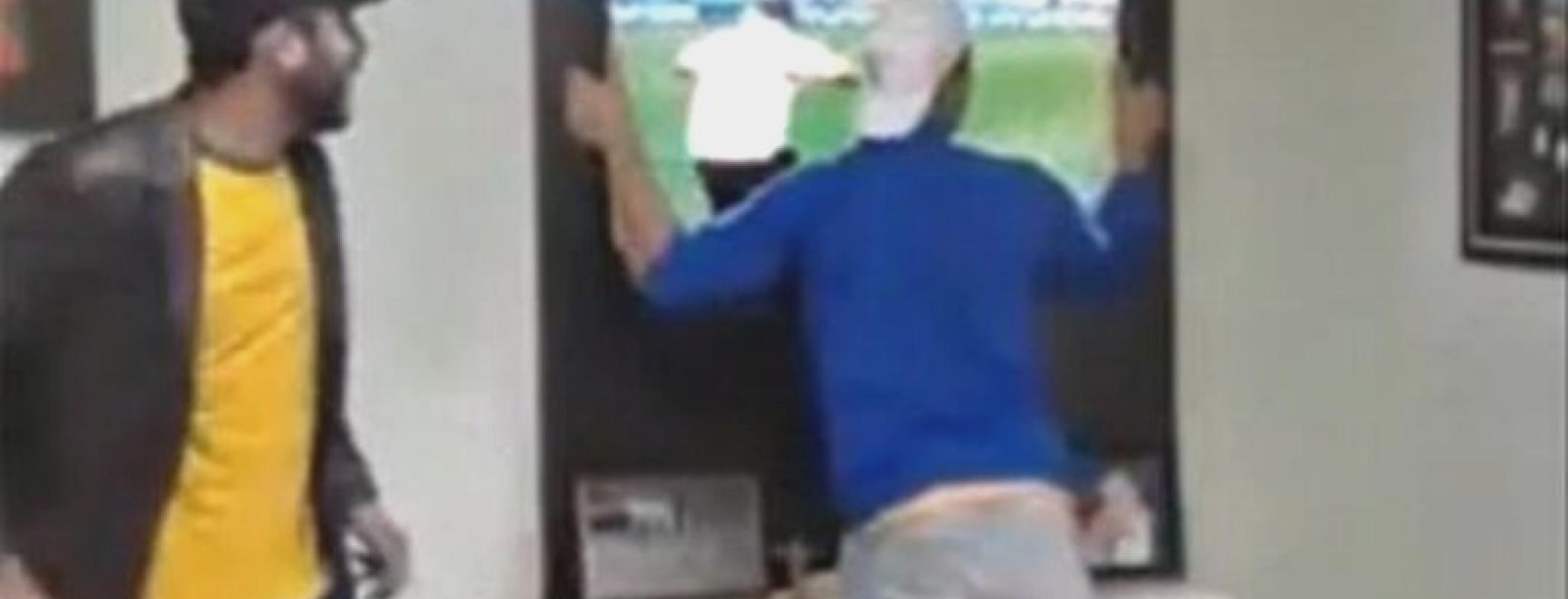 Brazil fan breaks TV