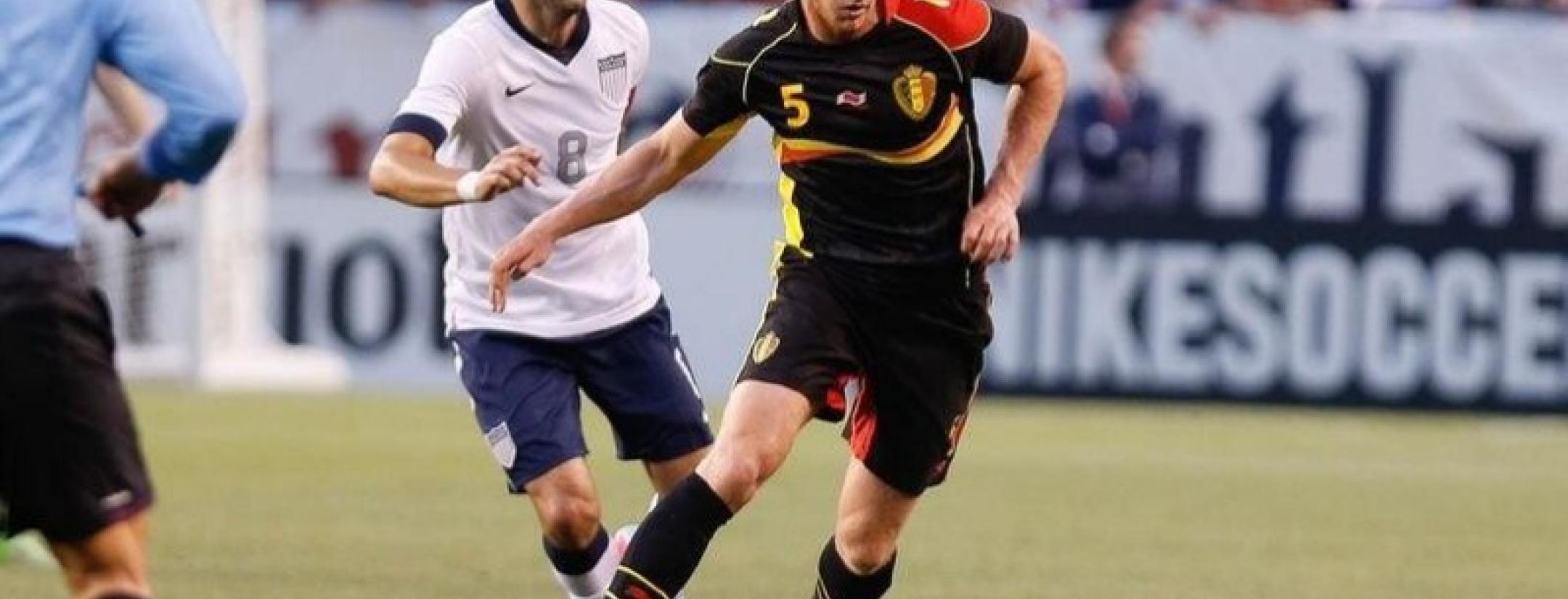 Vertonghen vs Dempsey in Belgium's 4-2 defeat of USA in May