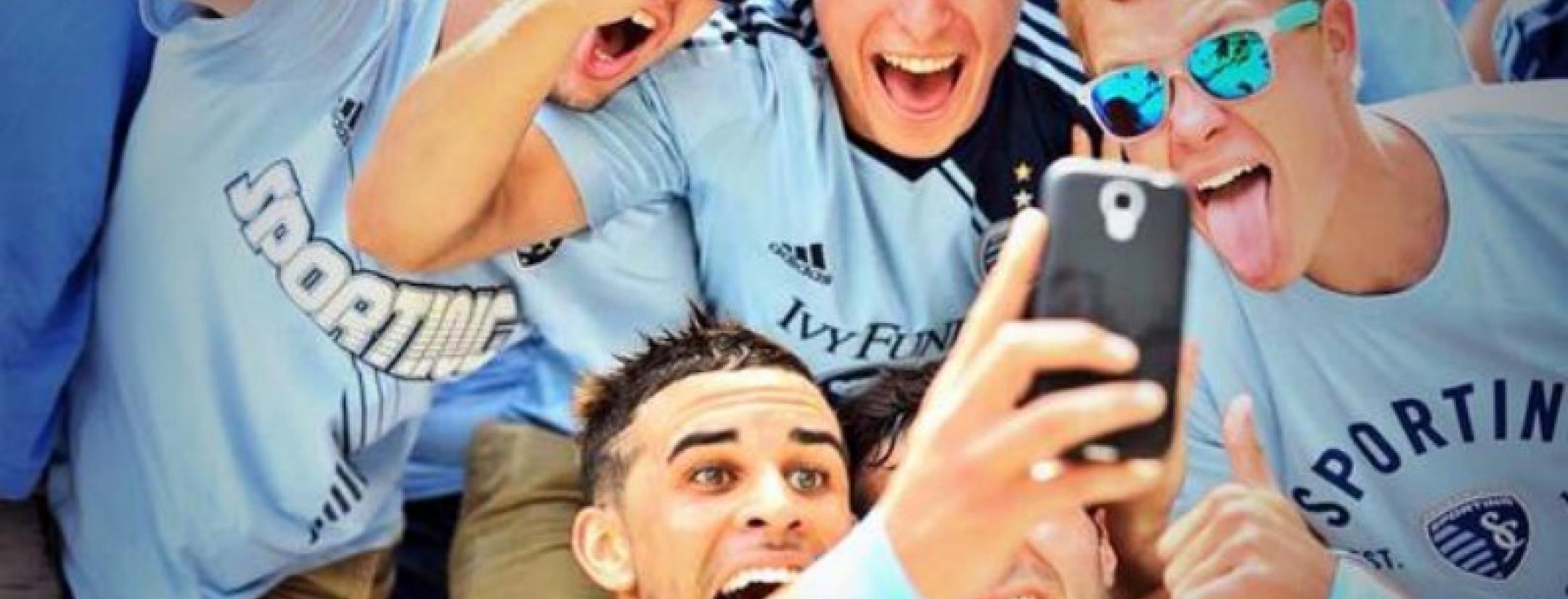 Sporting KC Selfie Celebration 
