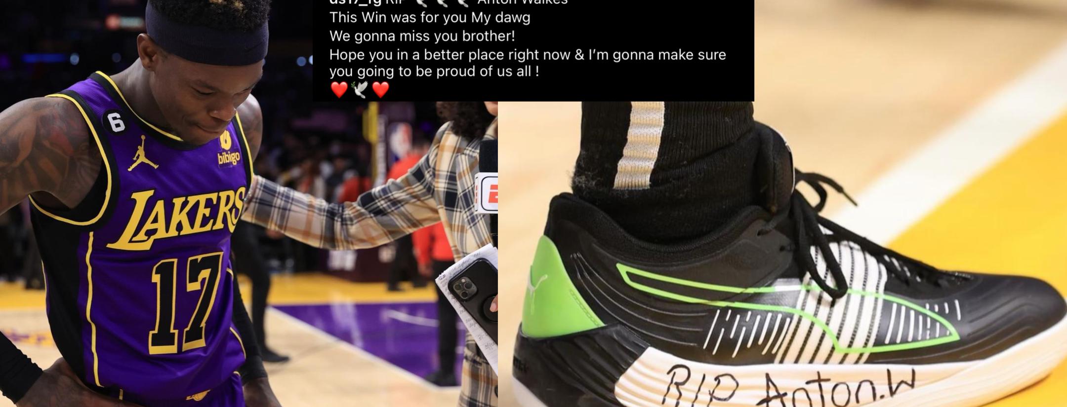 Dennis Schröder message to Anton Walkes