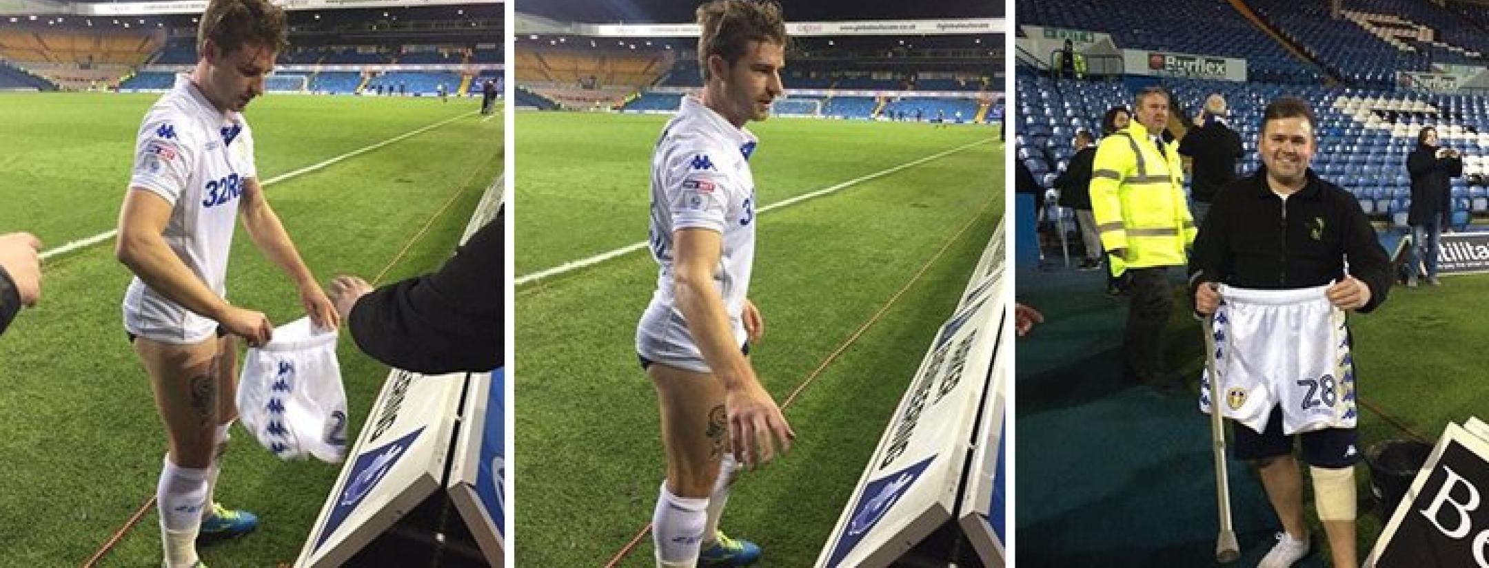 Gaetano Berardi gave fan his smelly shorts post match