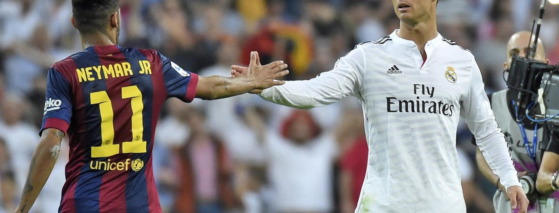 You can have Neymar and Ronaldo's autographs...for a price.