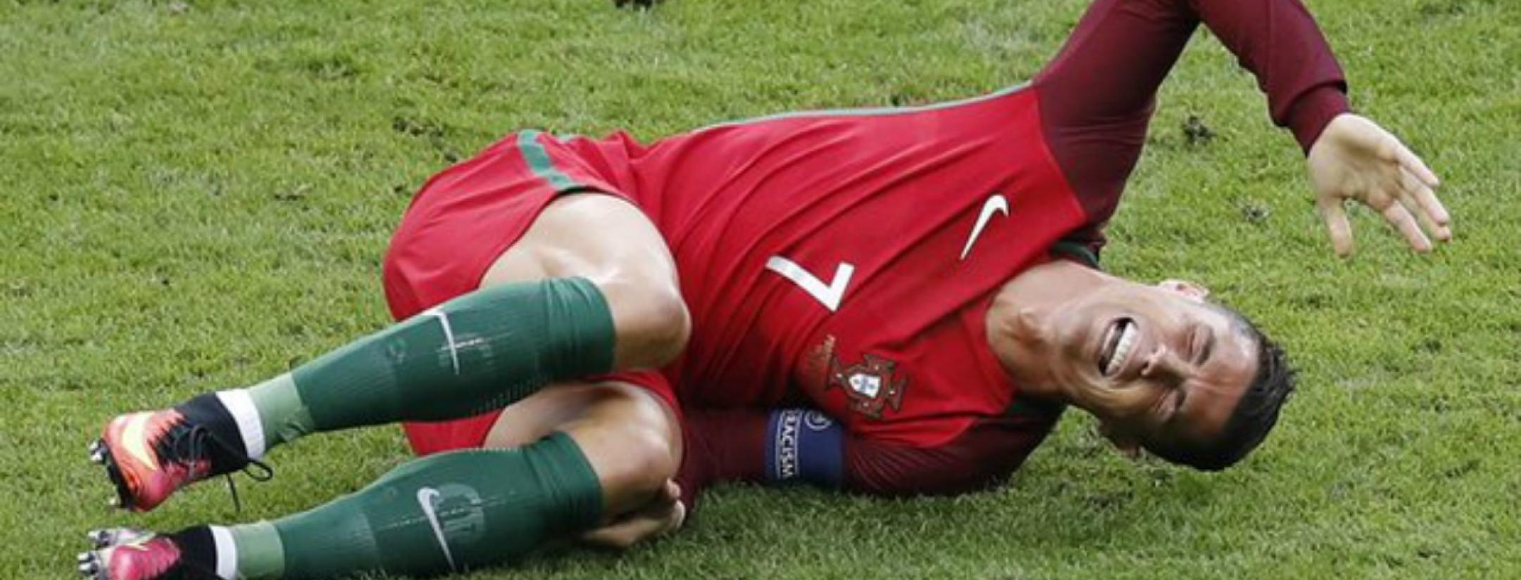 Cristiano Ronaldo knee injury
