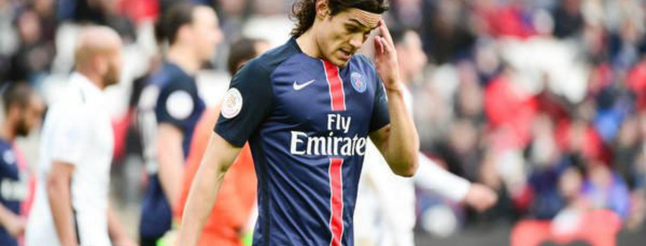 Edinson Cavani has struggled in his new role.