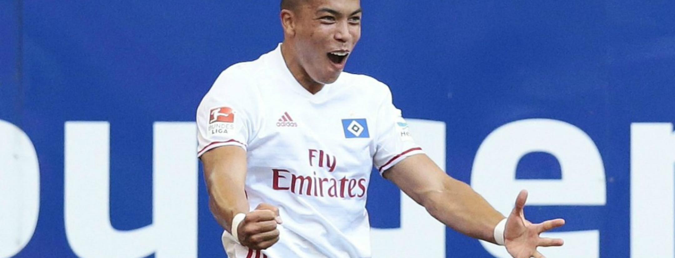 Bobby Wood scored on his Bundesliga debut.