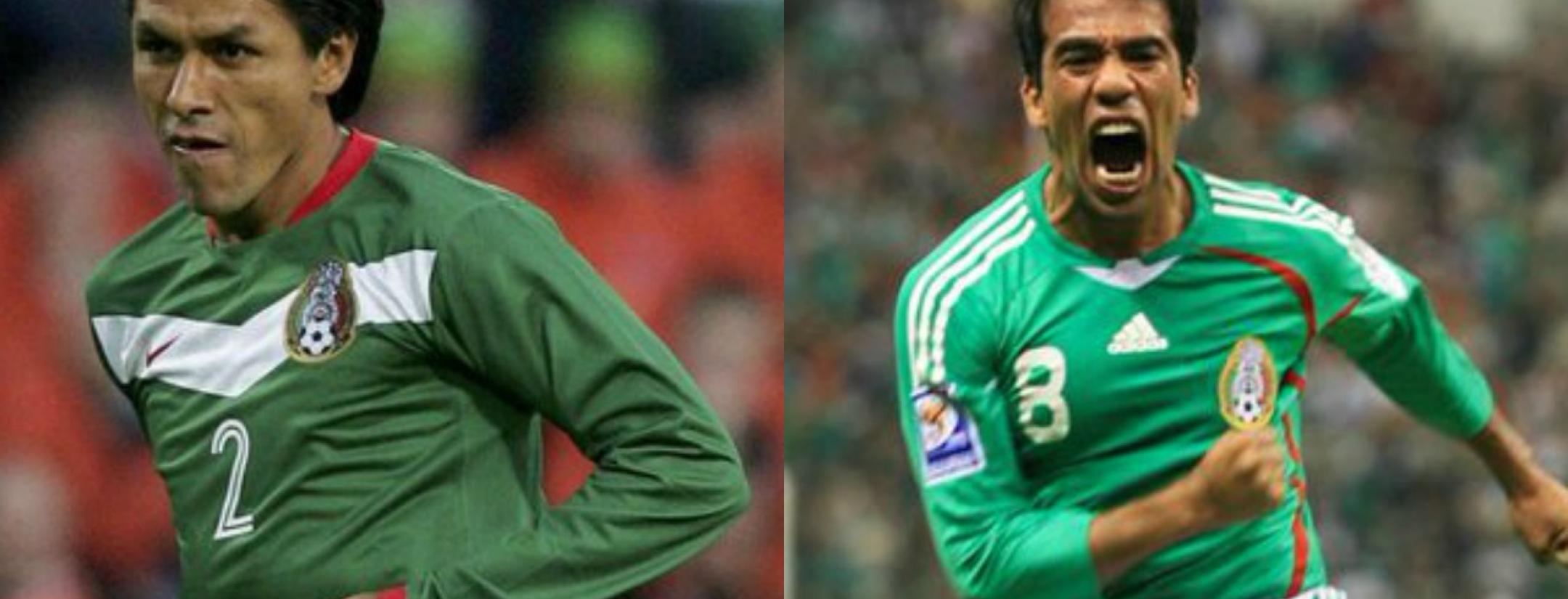 Claudio Suarez and Pavel Pardo