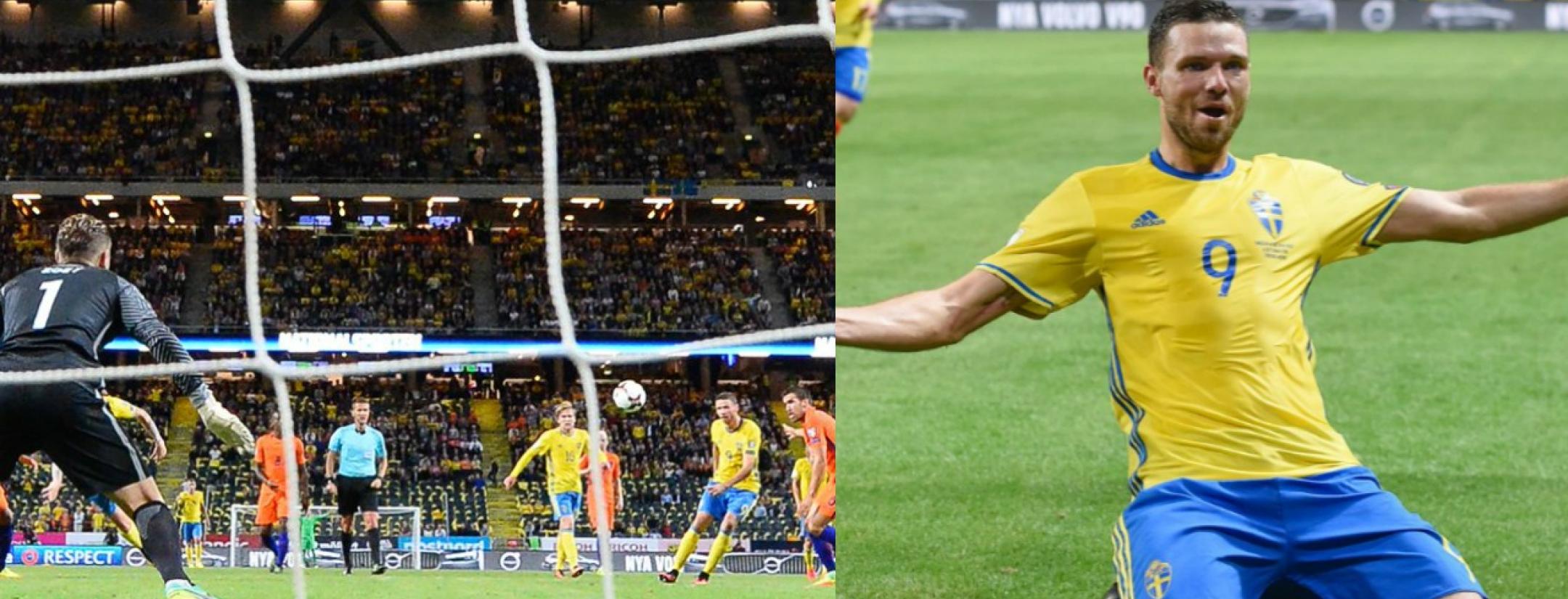 Marcus Berg scored an outrageous chip goal.