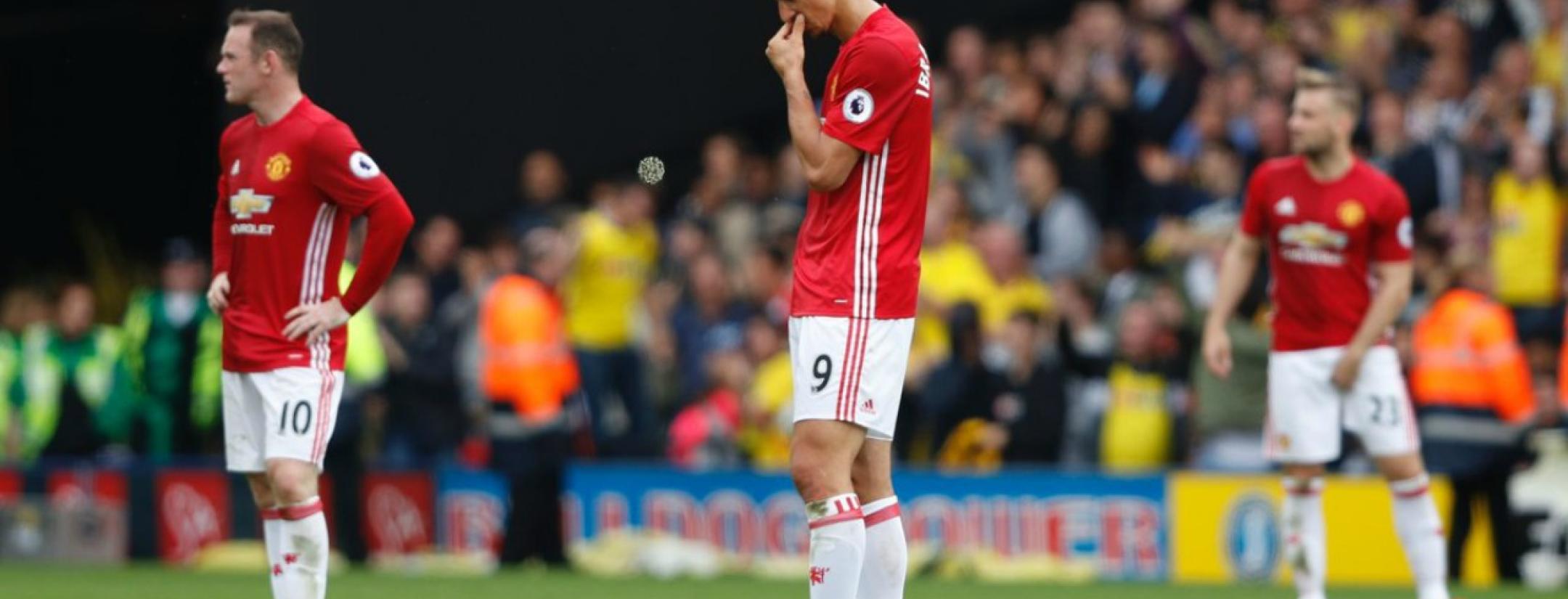 Watford defeat Manchester United 3-1.