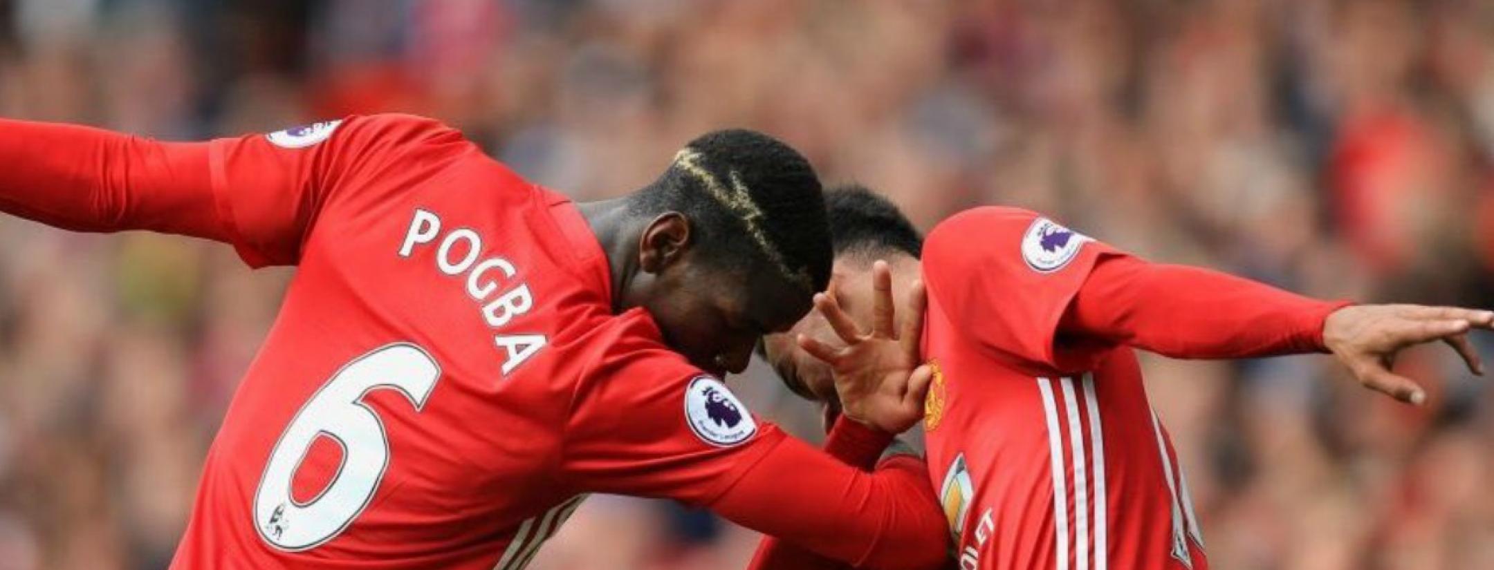 Manchester United defeat Leicester City 4-1.