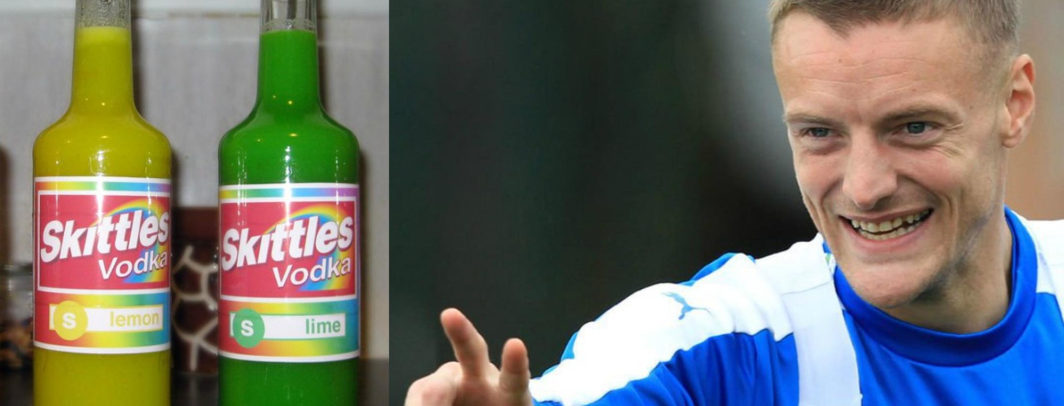 Jamie Vardy Skittles Vodka