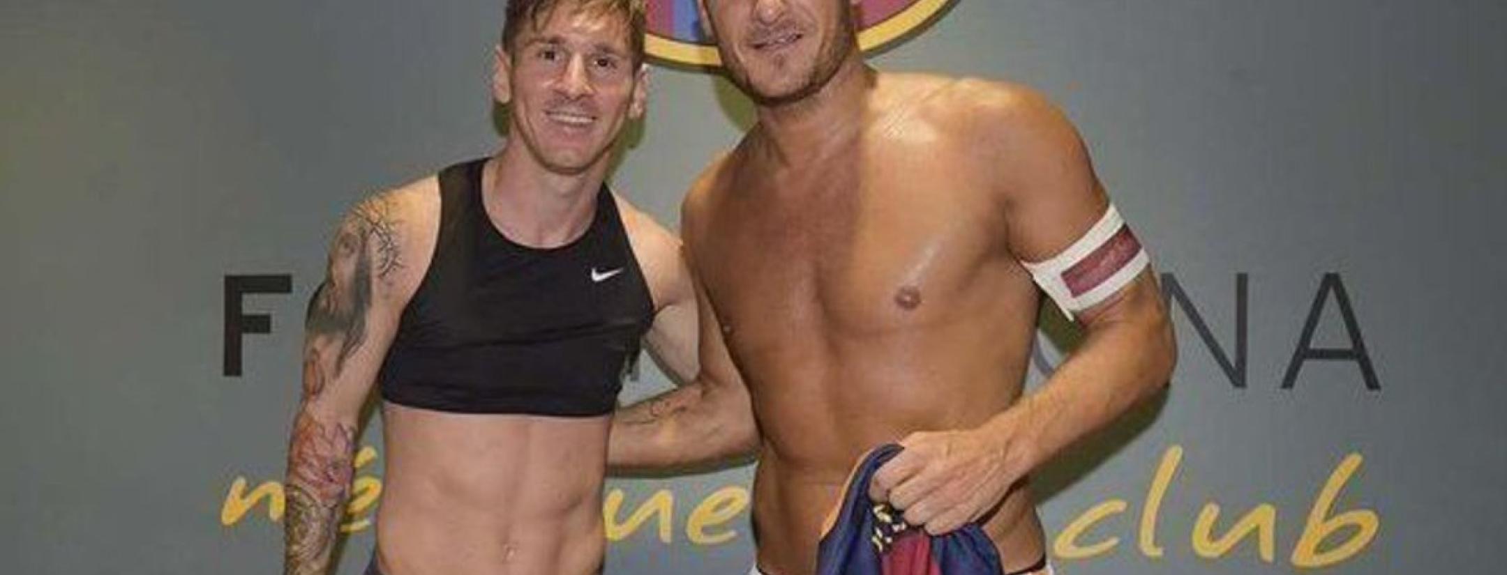 Messi and Totti