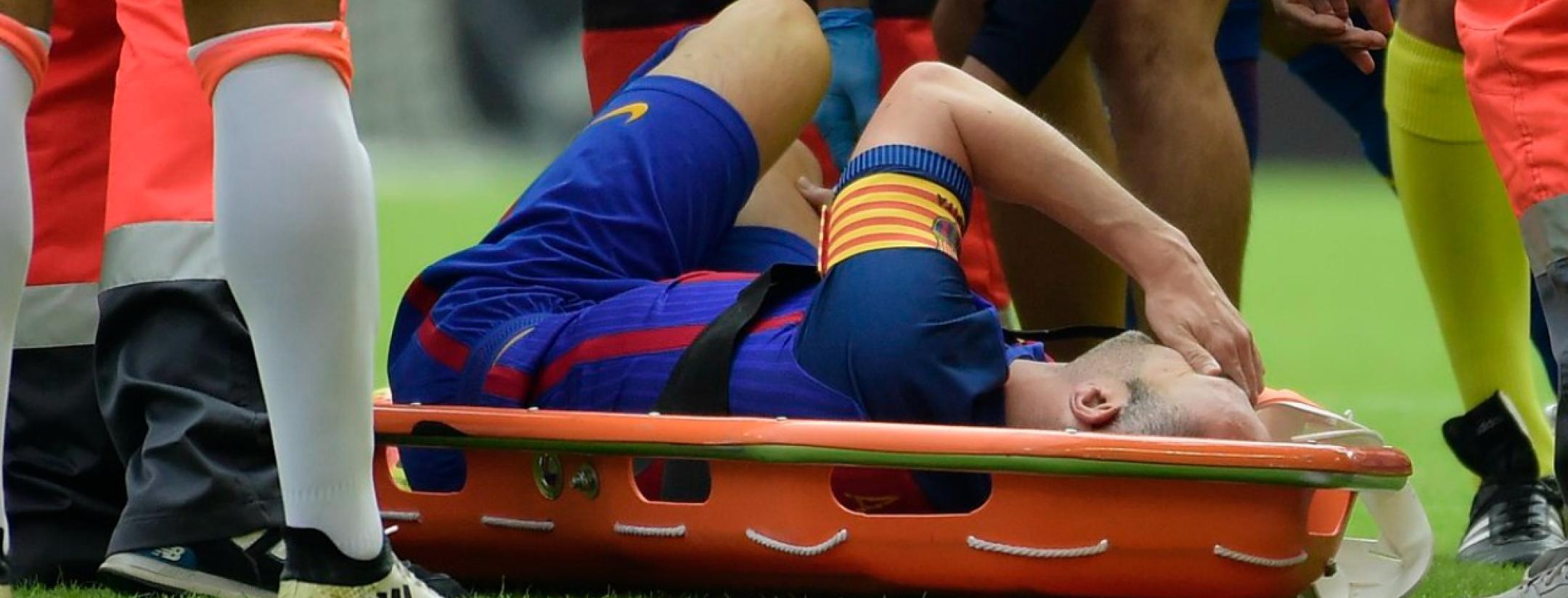 Andres Iniesta injury