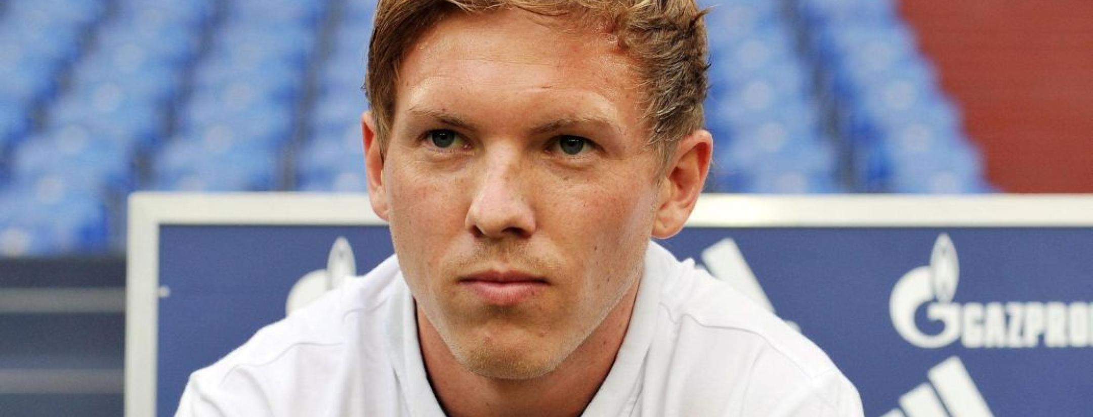 Julian Nagelsmann in a press conference. 