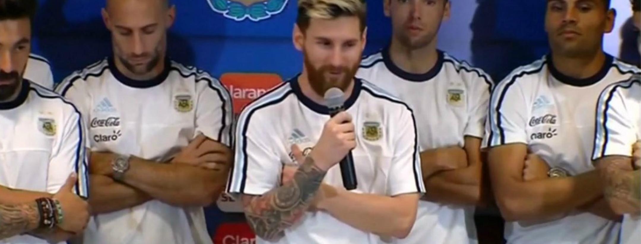 Lionel Messi and Argentina will boycott the press.