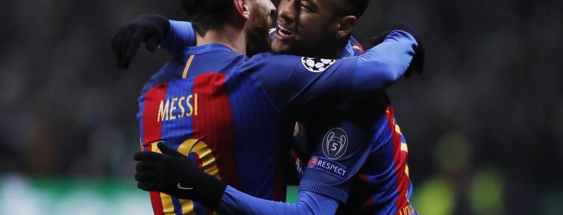 Neymar and Messi