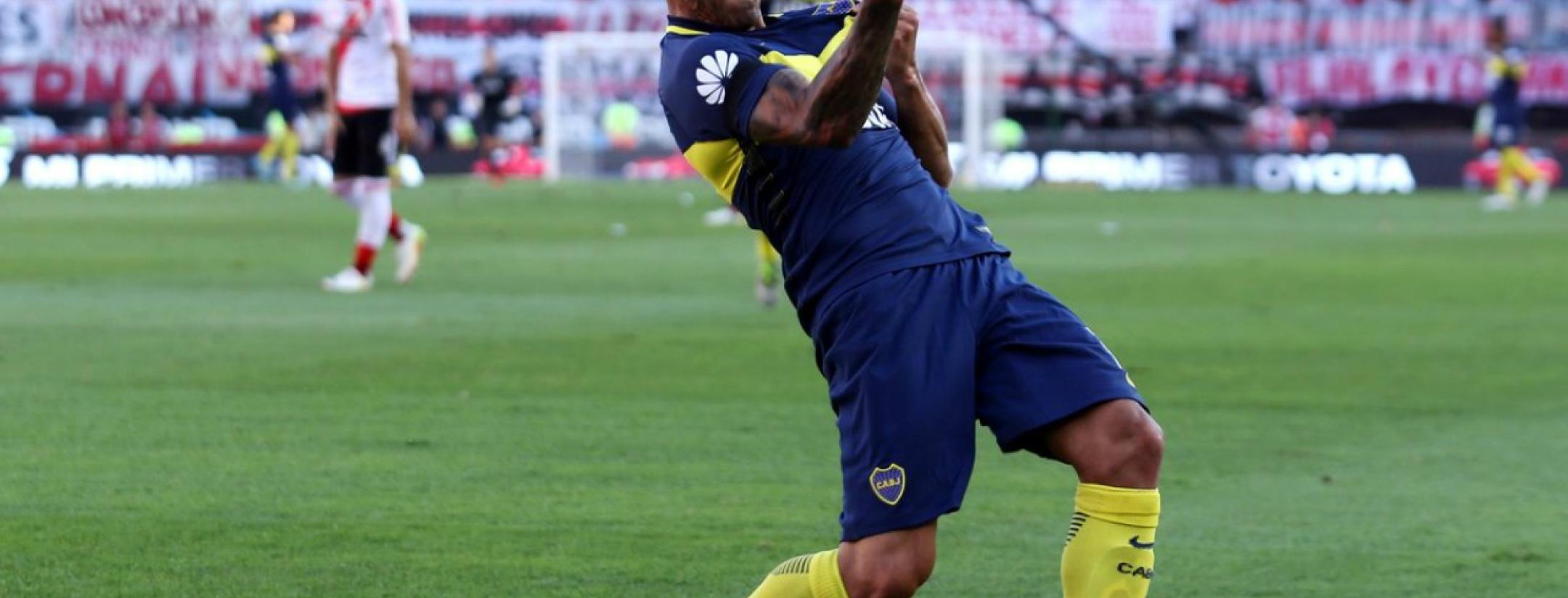 Carlos Tevez scored a brace in the Superclasico.
