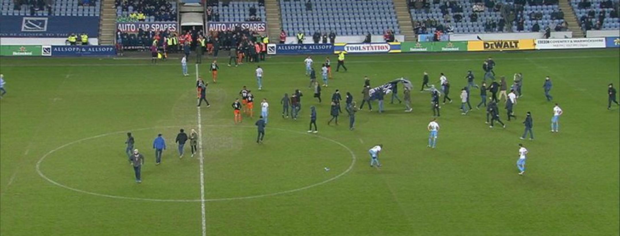Coventry fans protest their ownership group.