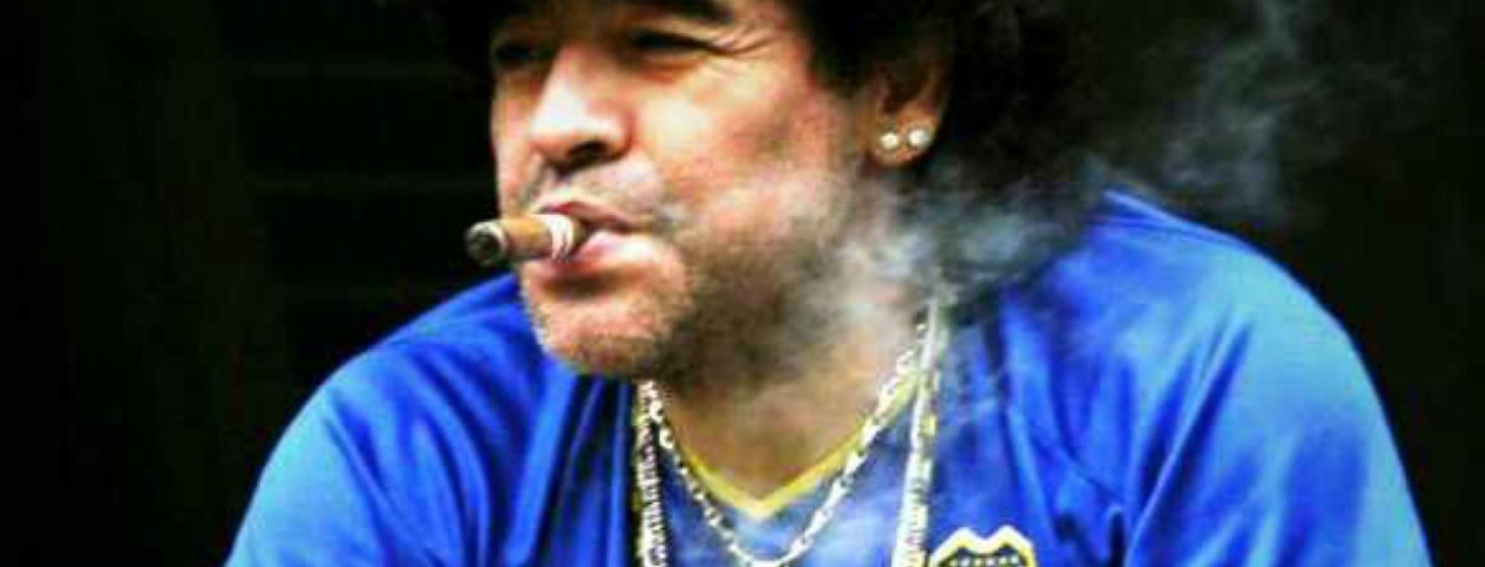 Diego Maradona workout dancing