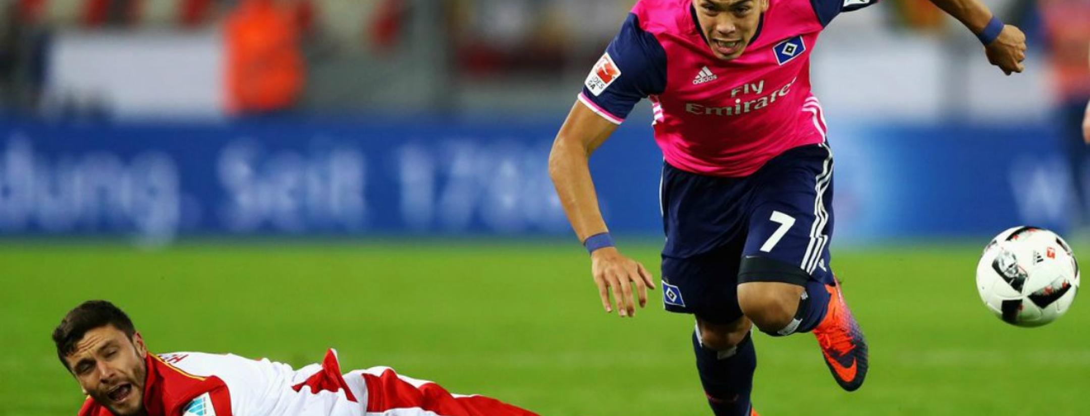 Bobby Wood scored for Hamburger SV on Saturday.