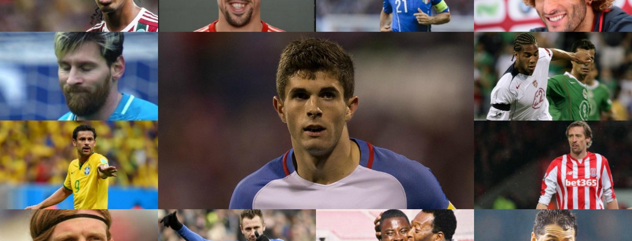 100 Footballers in the world.