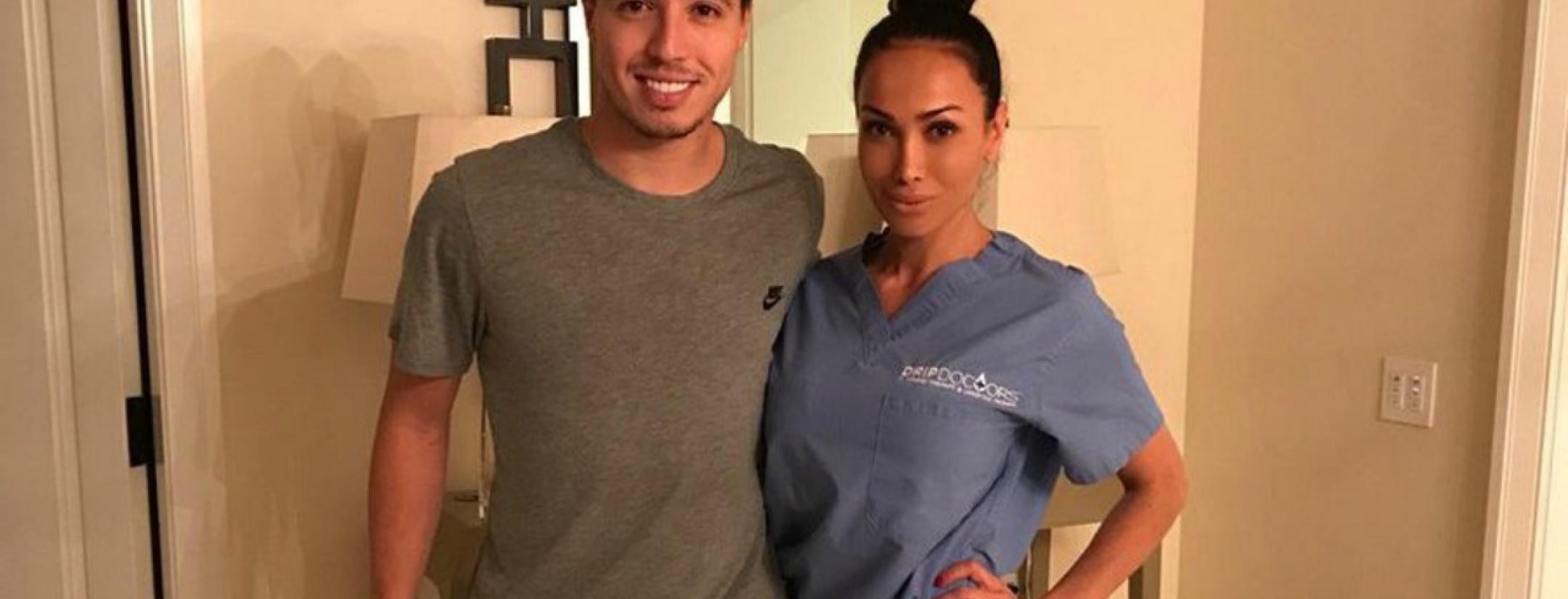 Samir Nasri and Drip Doctor