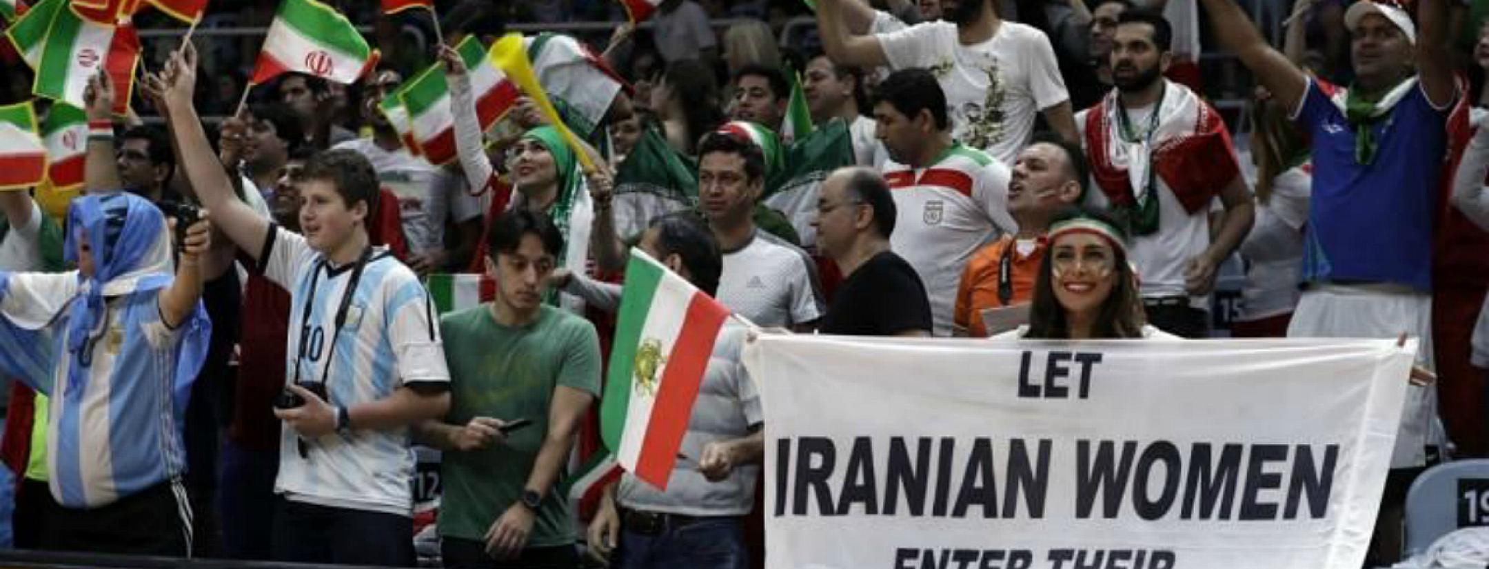 "Let Iranian women enter their stadiums"