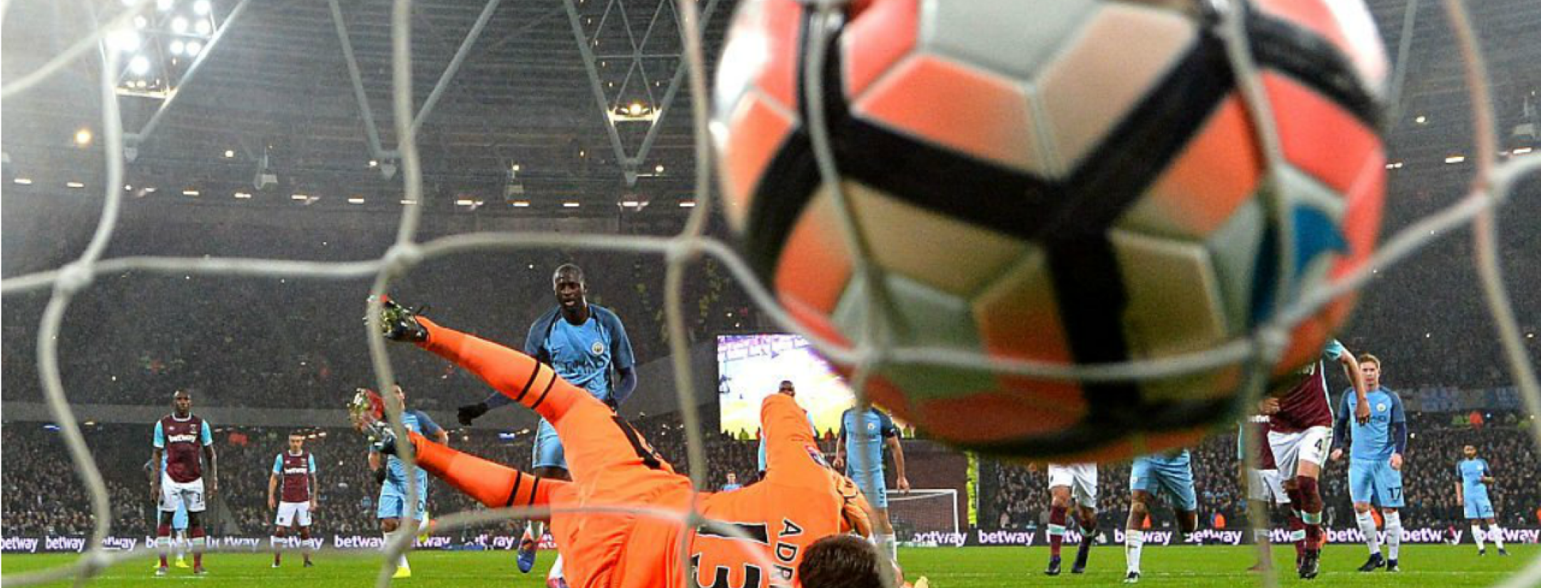 Yaya Toure scores a penalty
