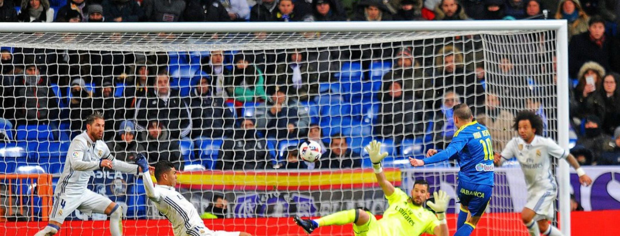 Celta Vigo score on Real Madrid