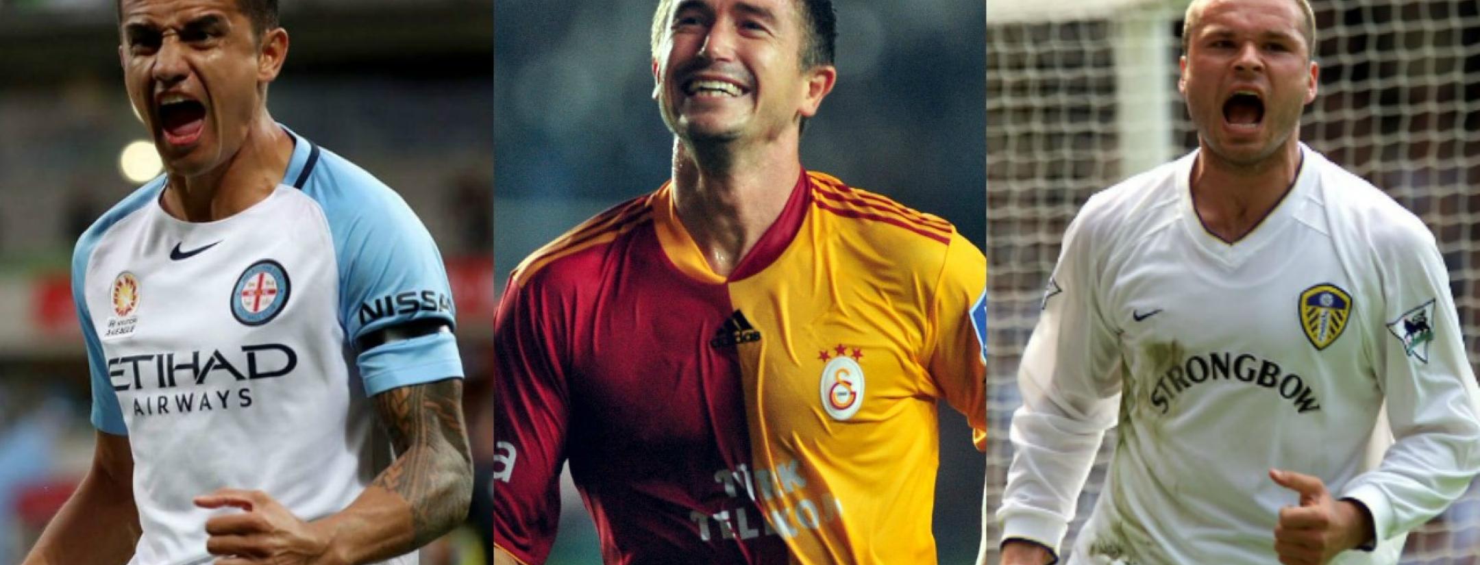 Tim Cahill, Harry Kewell and Mark Viduka