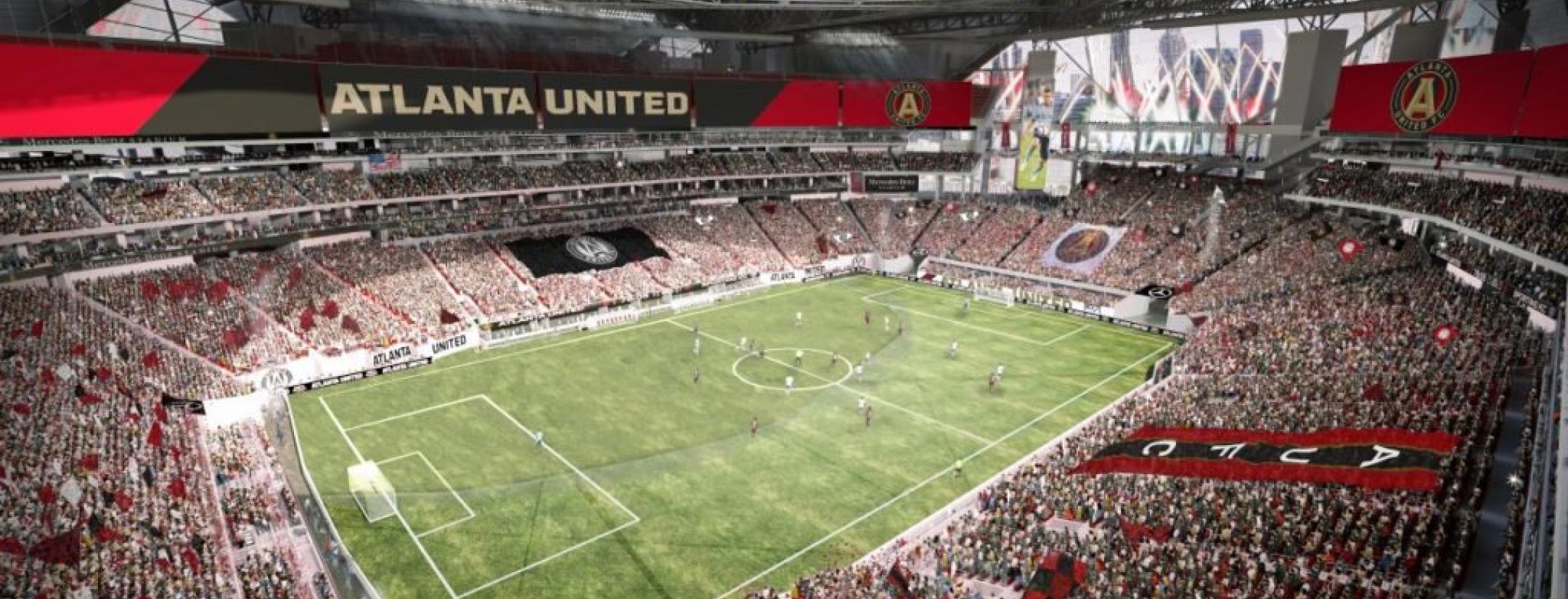 Atlanta United's Mercedes-Benz Stadium en la MLS