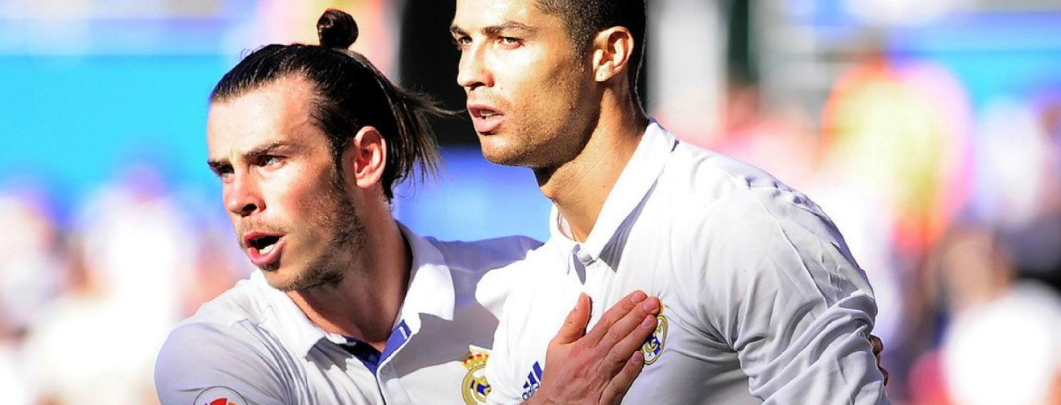 Gareth Bale and Cristiano Ronaldo