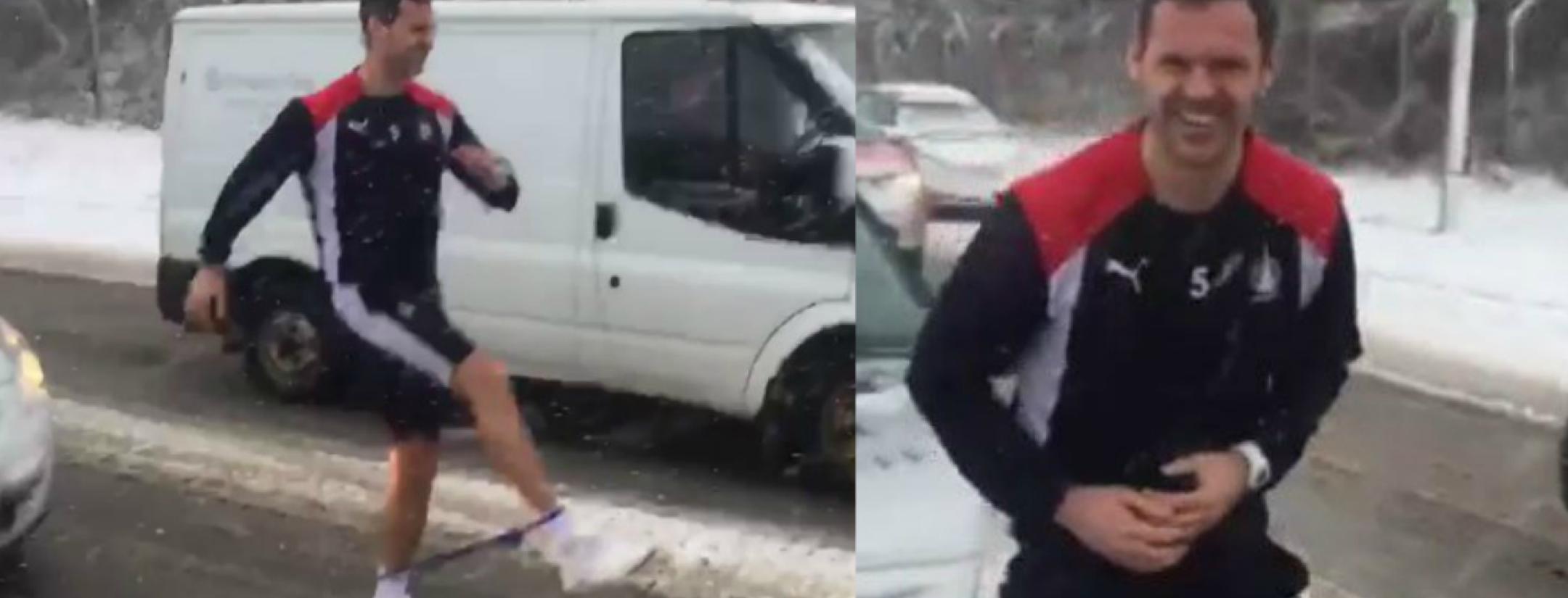 The David McCracken Snowstorm Workout: training on the snow covered highway