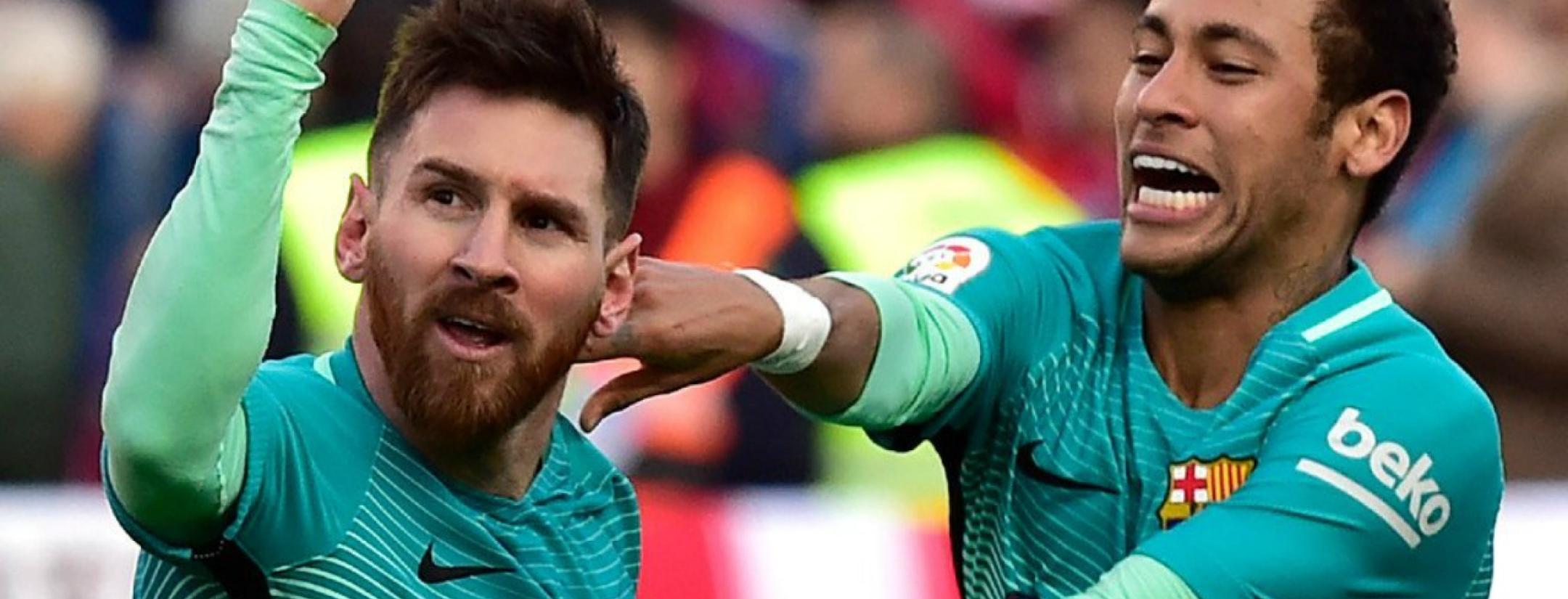 Lionel Messi and Neymar