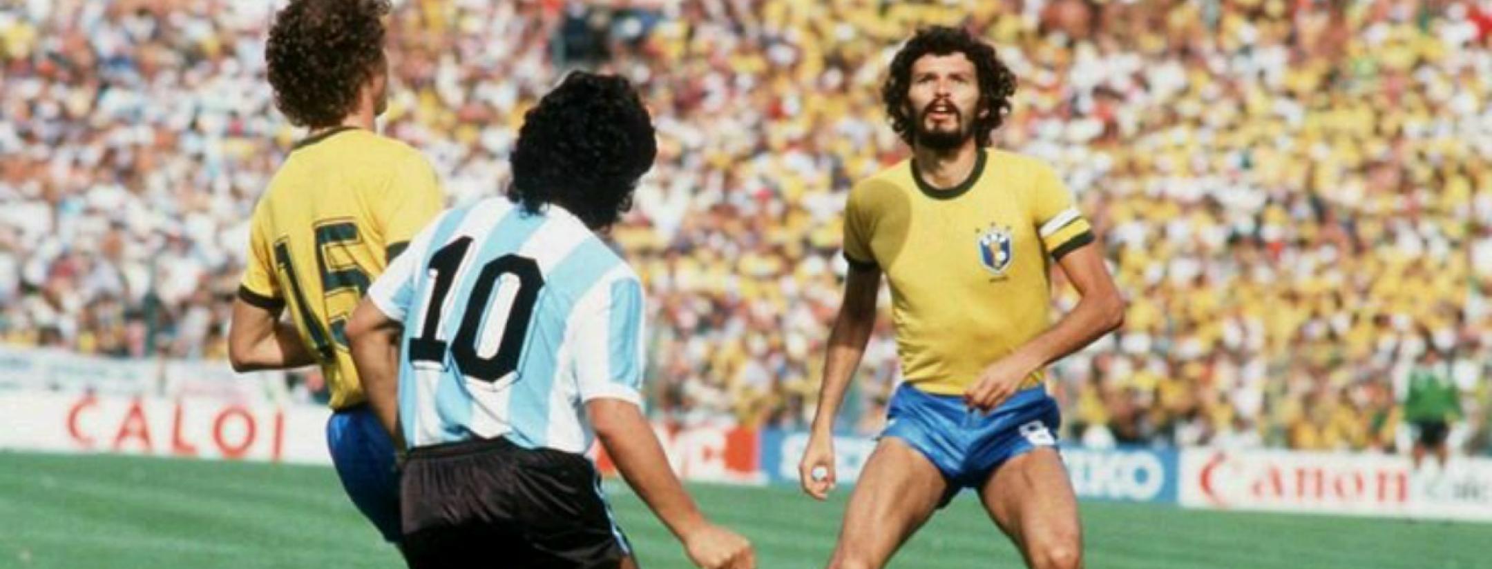 Brazil's Socrates at the 1982 World Cup