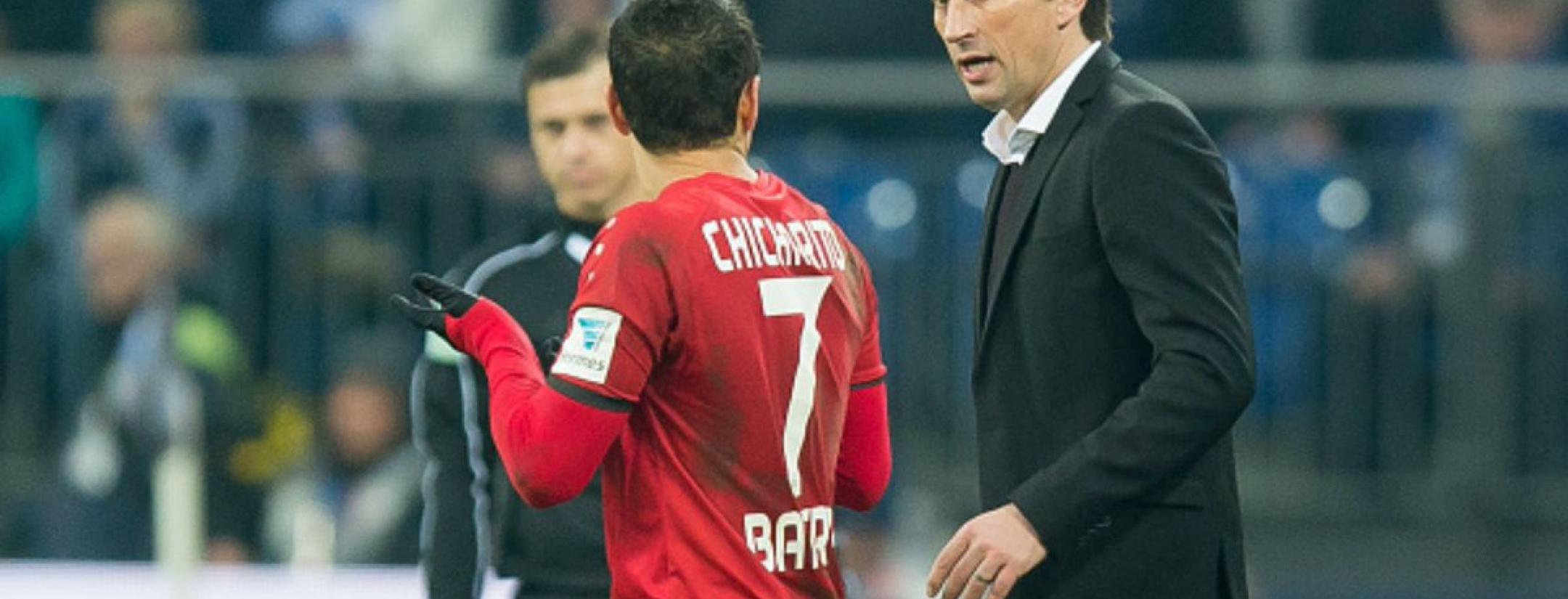 Roger Schmidt and Chicharito