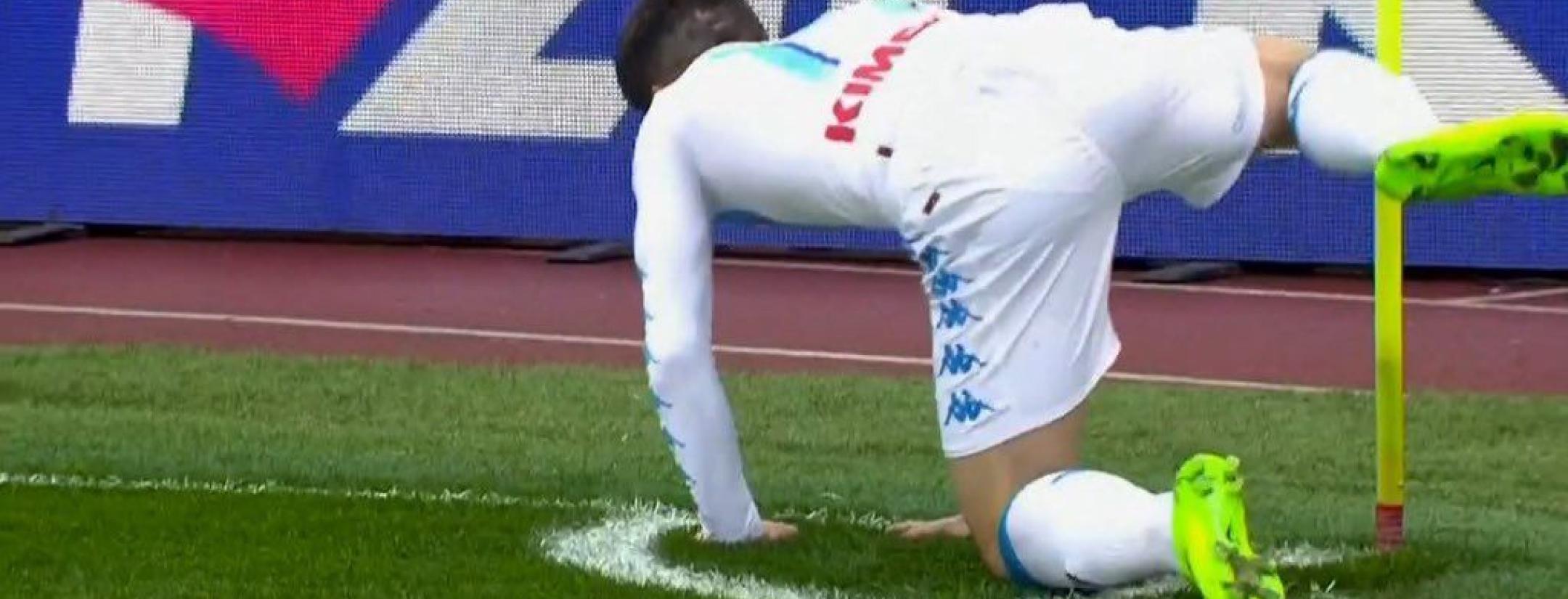 Dries Mertens celebration