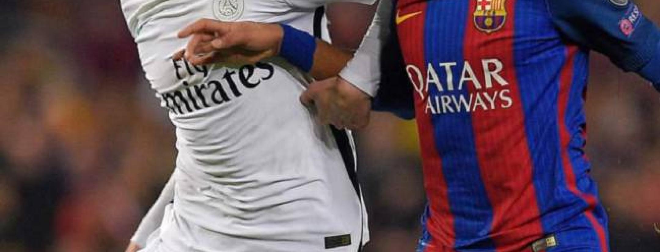 Adrien Rabiot and Neymar