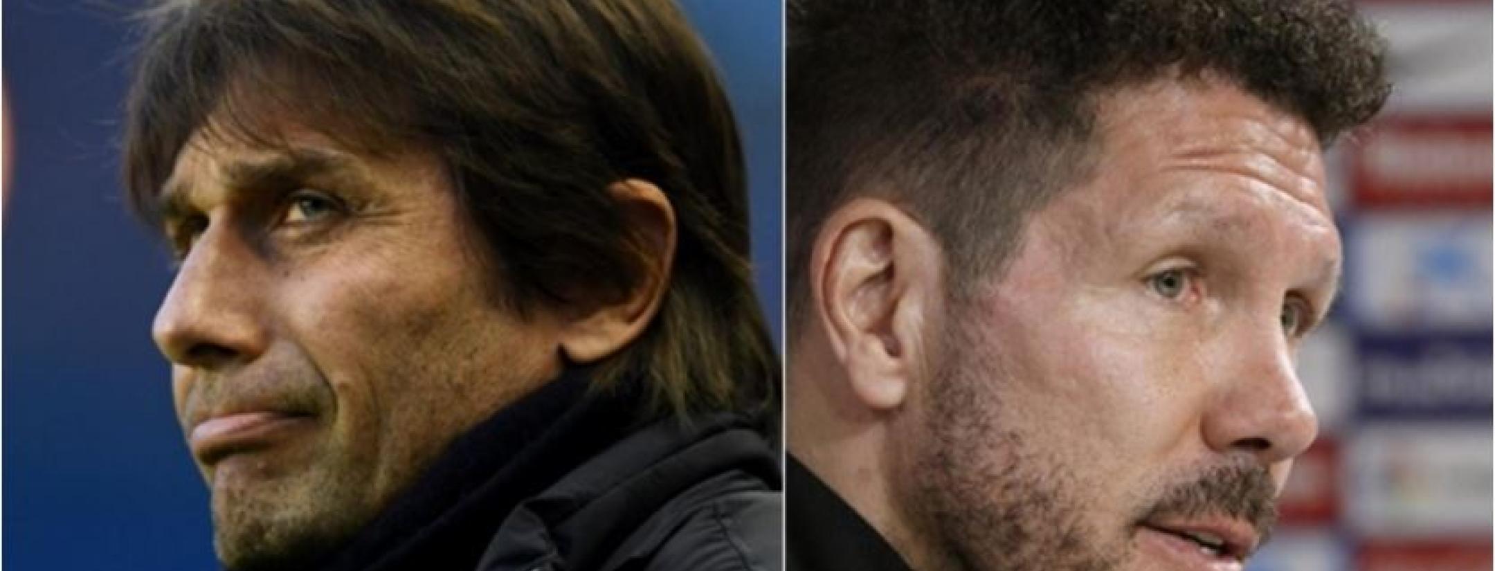 Antonio Conte and Diego Simeone