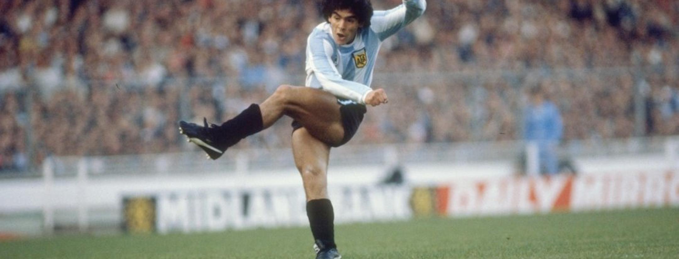 Diego Maradona en 1980