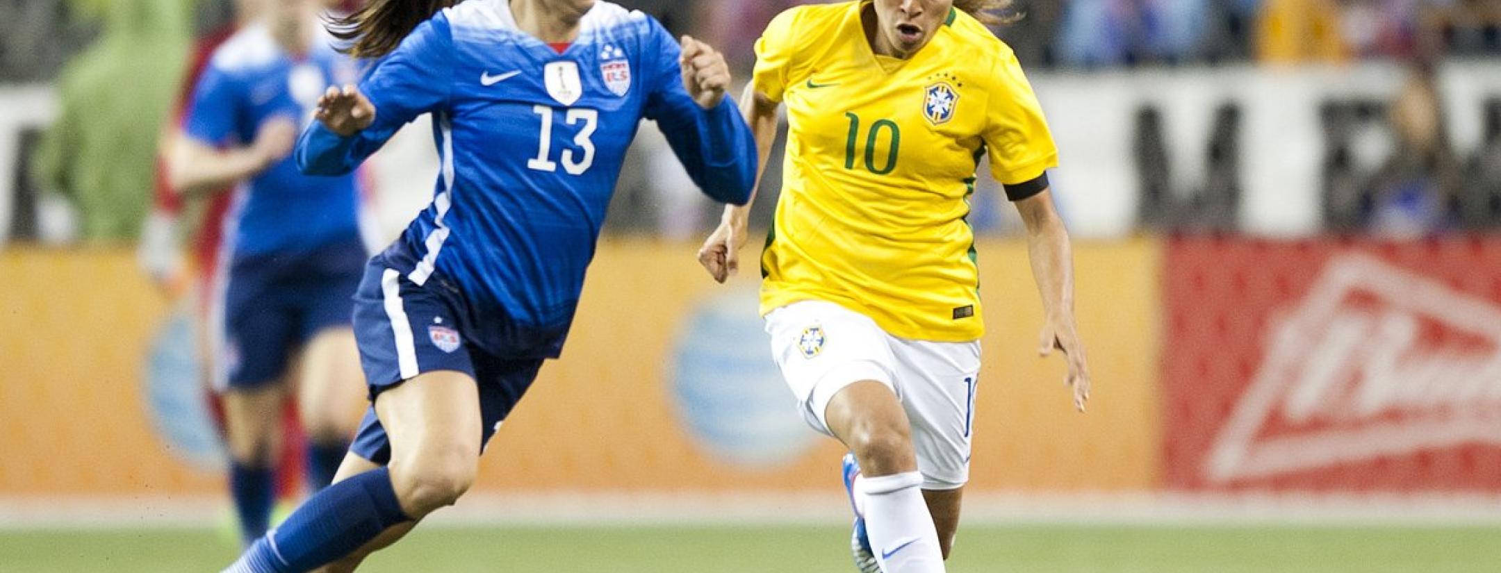Marta and Alex Morgan