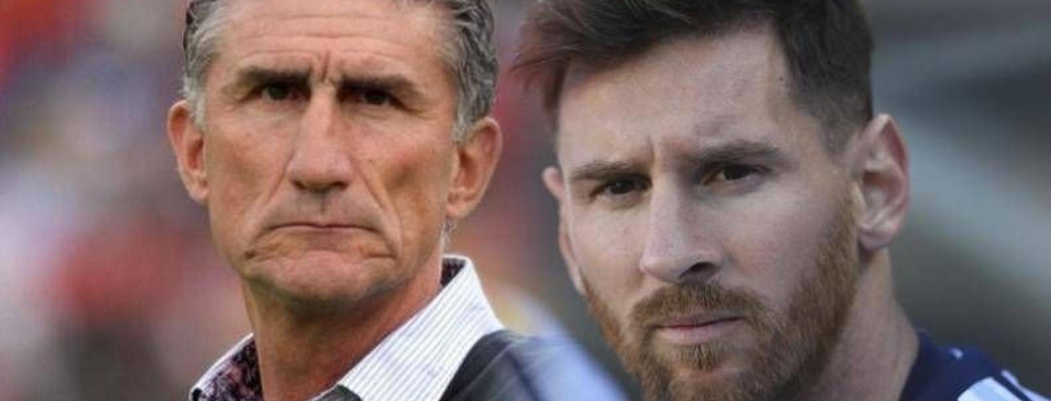 Edgardo Bauza and Lionel Messi
