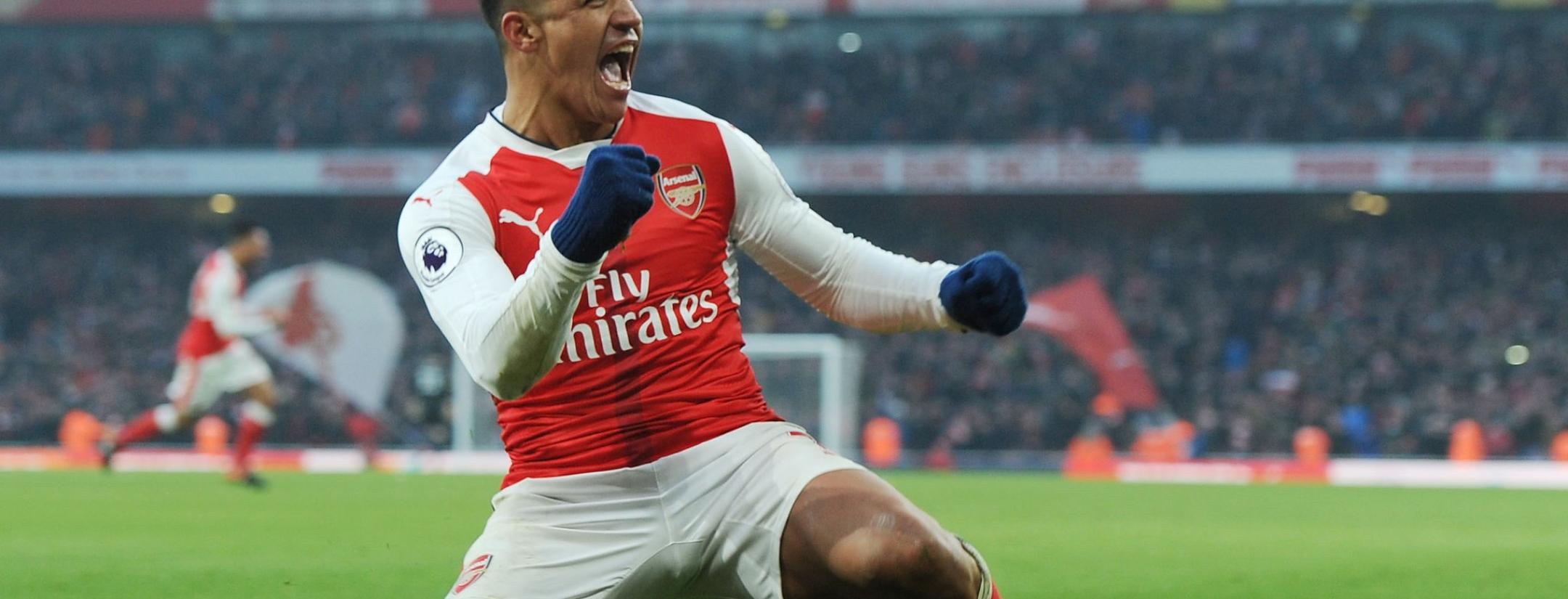 Alexis Sanchez Free Kick Goal 