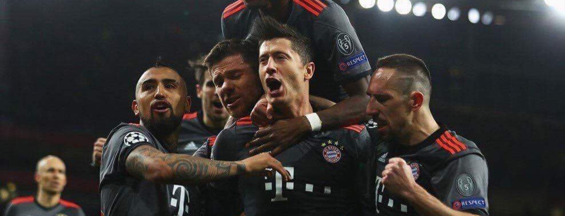 Lewandowski converts a penalty against Real Madrid