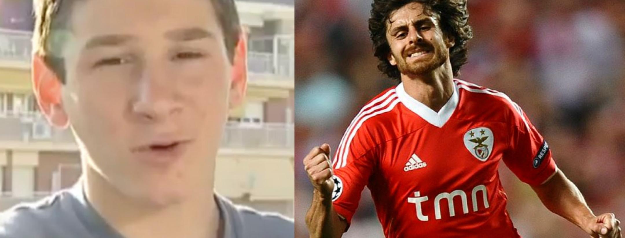 Lionel Messi and Pablo Aimar